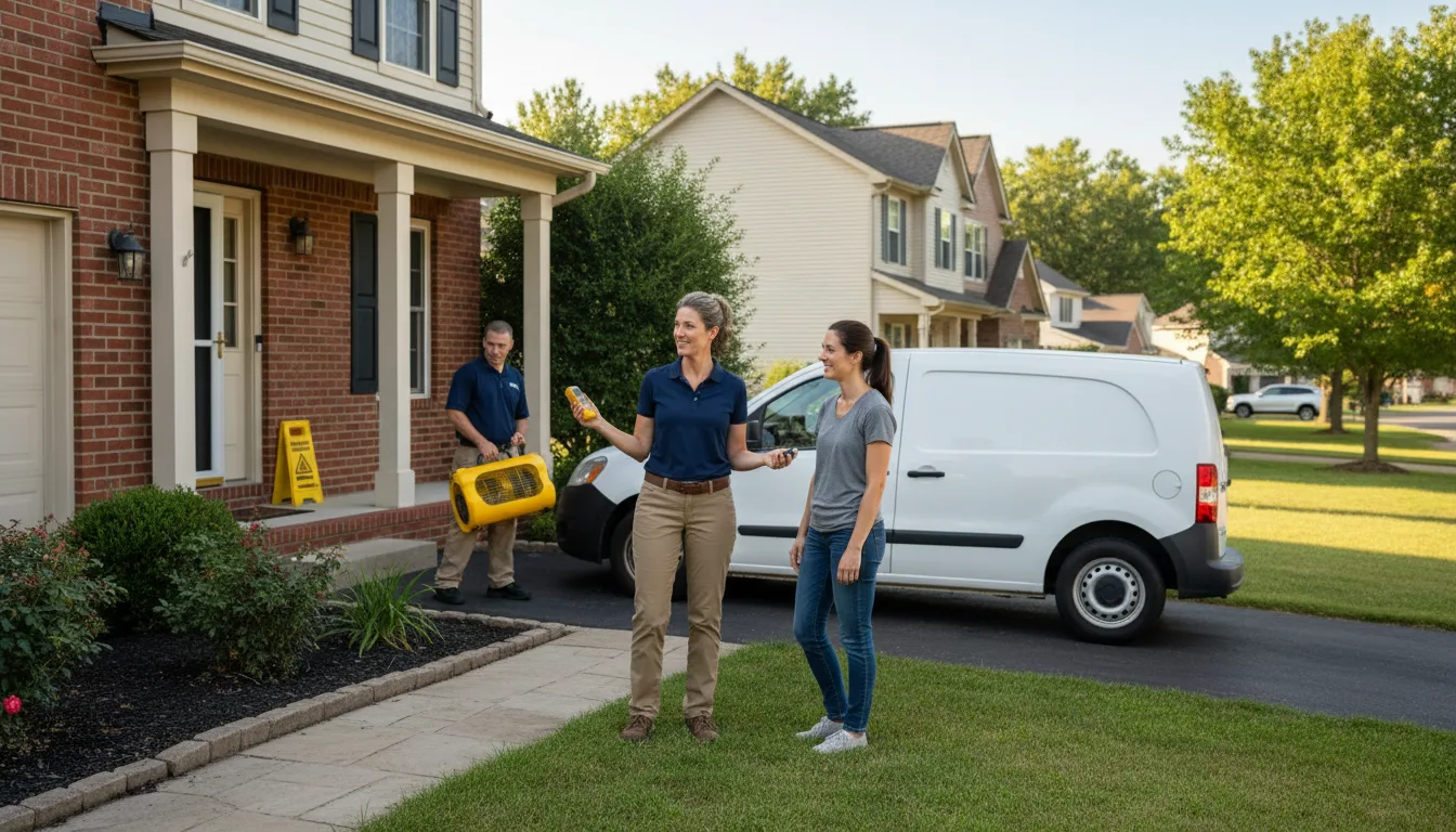 Residential water damage restoration in Benton, PA